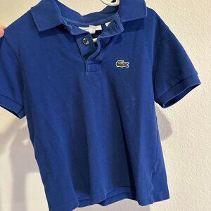 ⭐️Boy's Blue Lacoste Polo⭐️
